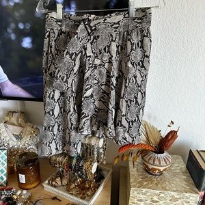 A.L.C. Snake Print Skirt